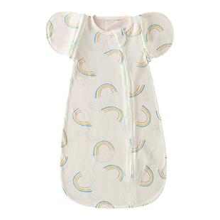 凯梦丽新生婴儿投降式防惊跳夏季薄睡袋宝宝襁褓防踢被春秋冬四季