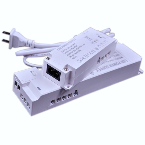 LED橱柜灯电源12V杜邦接口通用一体恒压电源橱柜感应灯专用变压器