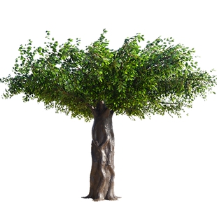 仿真榕树大型玻璃钢包柱子假树婚礼造景装饰植物落地许愿树
