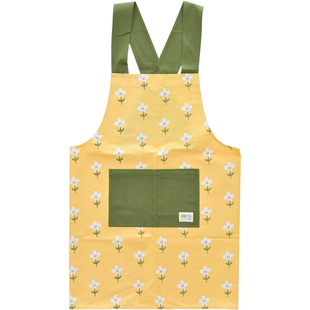 围裙防油防水时尚上班专用大码花店小清新文艺工作花艺师交叉背带