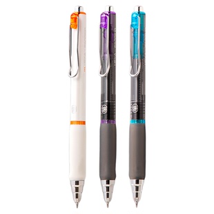 得力六边形战士消音笔速干中性笔高颜值低重心笔双球珠st笔头水笔学生用速干大容量刷题笔水性笔办公签字笔