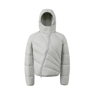 适合穿在校服里面的衣服初高中生斜拉链排骨羽绒服内搭羽永外套男