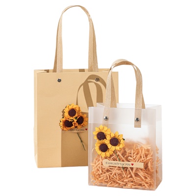向日葵手提袋礼品袋高级感伴手礼