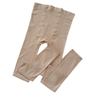 加长加大码九分连裤袜女春秋中厚天鹅绒肉色九分打底袜光腿丝袜肤