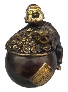 铜小财主金玉满堂客厅桌面装饰品