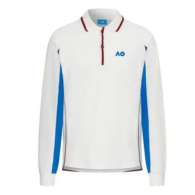 AO澳网运动POLO衫男女同款网球羽毛球撞色拼接POLO领上衣26春秋