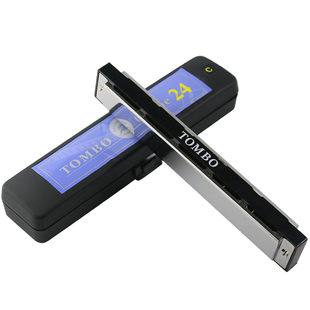 日本TOMBO通宝口琴官方6624复音24孔C调儿童成人专业初学者入门