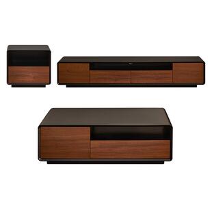 全友家居复古风茶几电视柜组合中古风家具客厅家用小户型储物柜