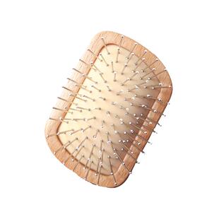 意简家榉木气垫气囊按摩梳子便携经络提神清洁防静电卷发打结顺发