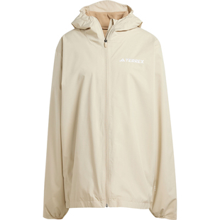 Adidas/阿迪达斯官方正品新款男士梭织休闲连帽宽松冲锋衣JY4799