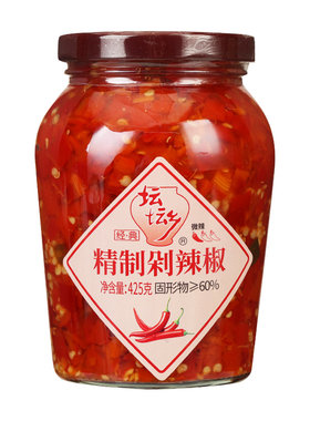 坛坛乡湖南剁辣椒辣椒酱蒸鱼头