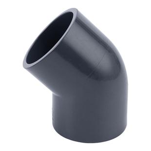 顶建UPVC45°弯头化工给水排水管道PVC管135度塑料配件DN40 50 75
