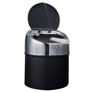 不锈钢烟灰缸大号带盖家用客厅办公室创意个性潮流礼物车载防飞灰