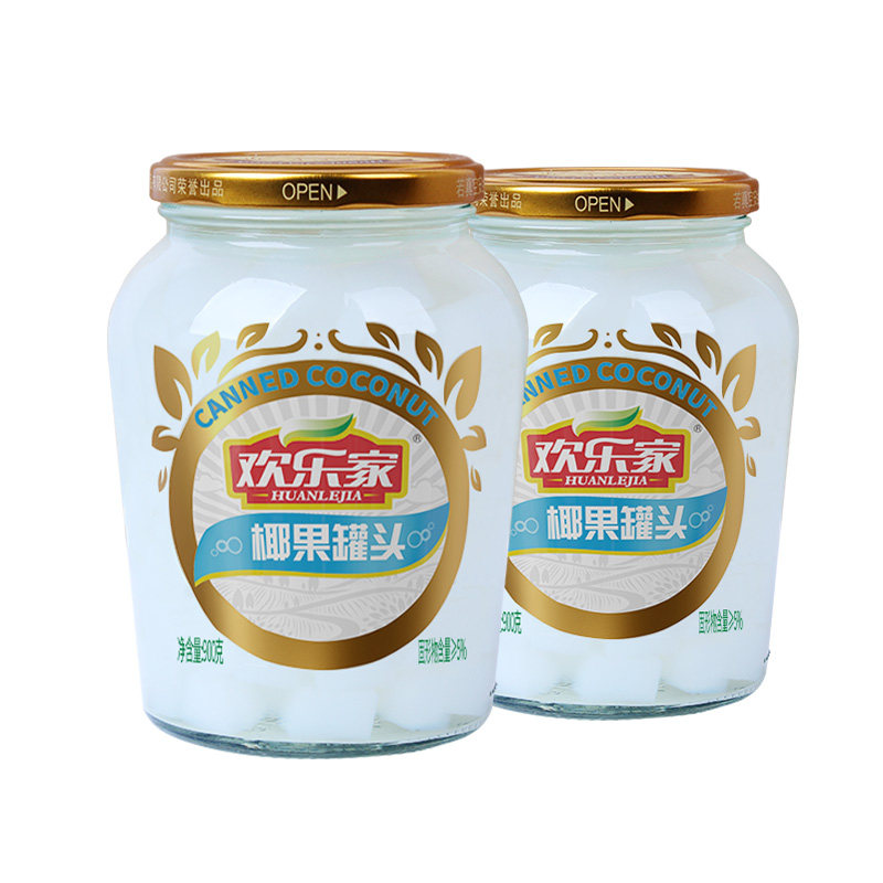 欢乐家椰果罐头900g*3瓶