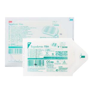 3M透明敷料1624W防水透明静脉留置针导管固定敷贴picc保护膜1626w
