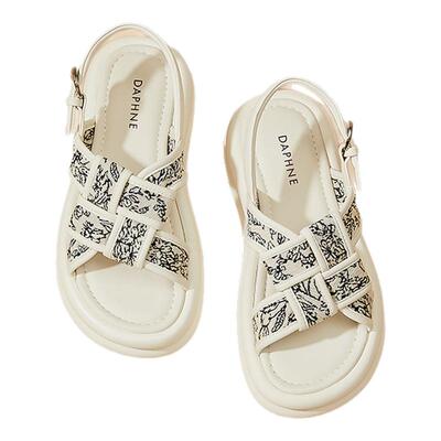 Daphne中跟厚底圆头轻盈沙滩鞋