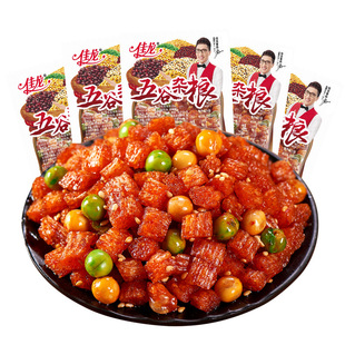 佳龙五谷杂粮辣条网红爆款麻辣零食休闲食品独立装解馋面筋制品