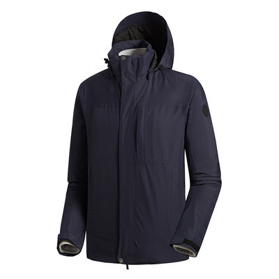 ADVT男款三合一夹克外套秋冬保暖上衣户外运动休闲防风防泼水连帽