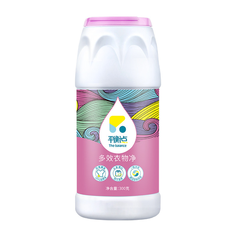 立白平衡点爆炸盐婴幼儿可用彩漂粉洗衣去污渍去黄增白衣物净神器