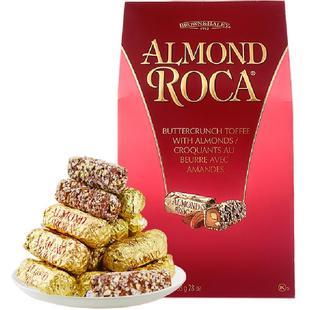 美国进口Almond Roca乐家扁桃仁巧克力杏仁糖酥脆喜糖果礼盒零食