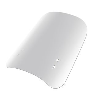 摩托车前挡风玻璃pc电动车挡风板风挡罩通用加厚镜晴雨挡雨板高清