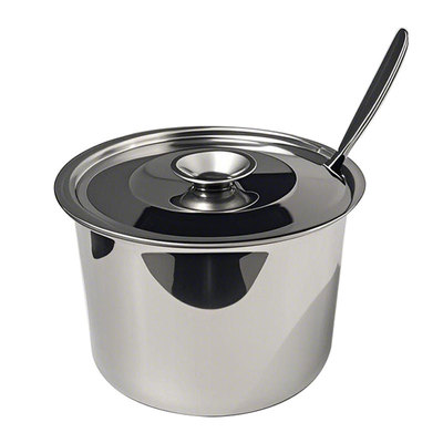 家用大油罐耐高温熟油荤油泼辣子不锈钢装猪油罐盖勺辣椒油调料罐