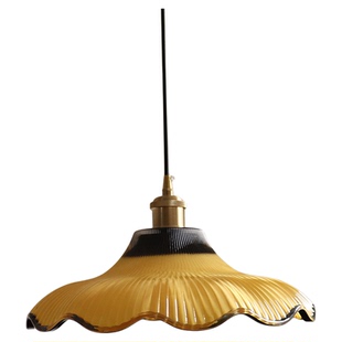 法式复古餐厅吊灯中古风餐厅吧台玄关过道阳台设计师岛台玻璃吊灯