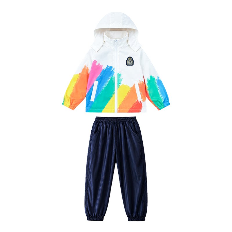 2026冬新款儿童冲锋衣校服防风潮