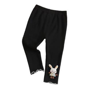 女童打底裤外穿春秋童装女童裤子修身卡通小童宝宝打底裤婴儿长裤