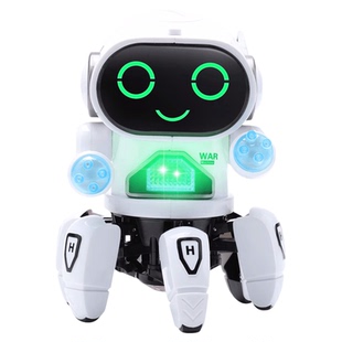 2025新款儿童电动玩具会唱歌跳舞的智能八爪鱼机器人男孩1到3岁2