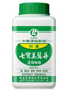 科达制药七宝美髯丹丸补肝益肾药乌发壮骨腰膝酸软肾虚脱发