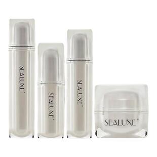 绿叶希诺丝雪绒花紧致柔肤水柔肤乳精华液精华霜4件套装提拉紧致