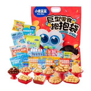 小鹿蓝蓝巨型零食抱抱袋 儿童零食礼包38件零食组合送礼品送同学