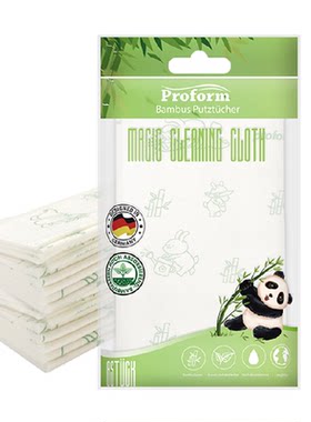 普乐姆竹纤维周抛抹布8片×2包
