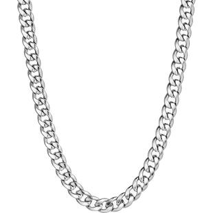 VOYAGE钛钢古巴链男士潮牌百搭项链美式男生男款锁骨链男链子配饰