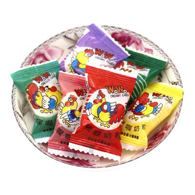 喔喔小公鸡原味牛奶糖500g1斤