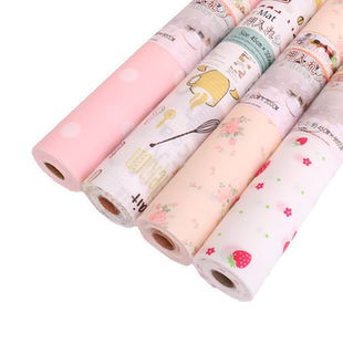 日式印花橱柜抽屉衣柜垫餐桌防潮防尘橱柜垫防滑柜子垫纸