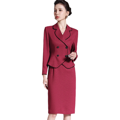 喜妈妈喜婆婆装长袖连衣裙