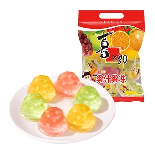 喜之郎经典什锦果汁果冻多口味乳酸钙爆珠儿童休闲零食小吃国货