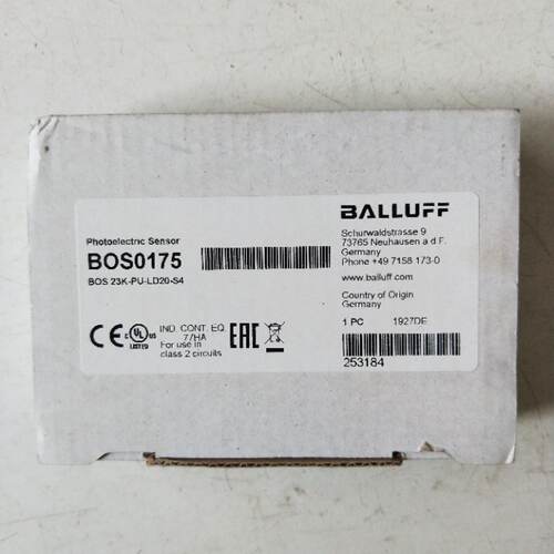 议价全新原装正品巴鲁夫  BOS 23K-PU-LD20-S4  BOS0175    现货