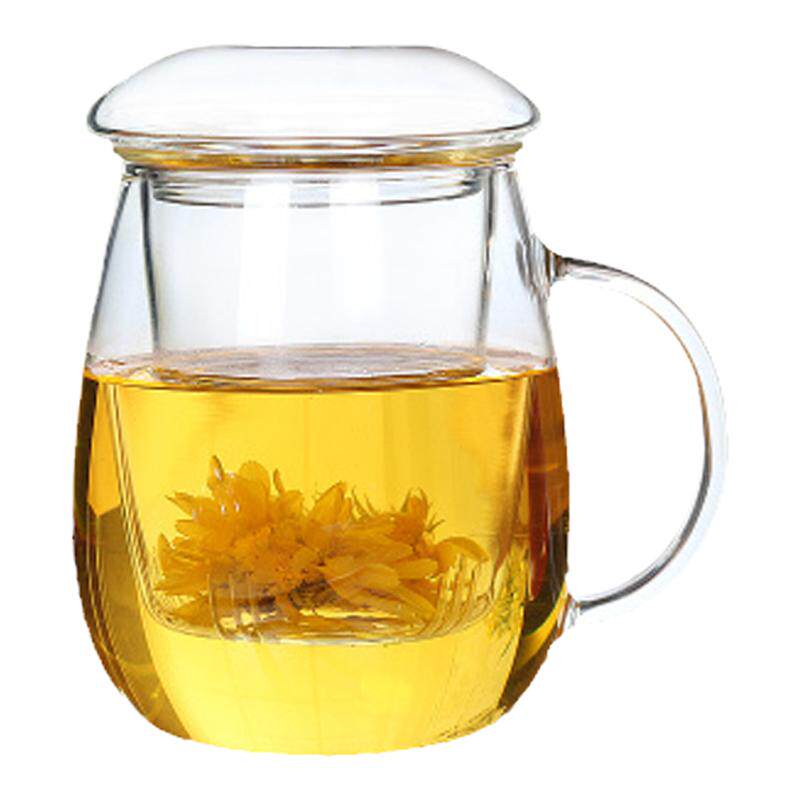 加厚耐热玻璃过滤水茶具蘑菇杯