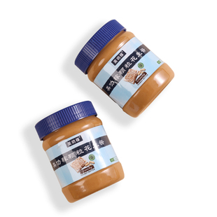 权威低GI认证带红衣花生全营养美叻稼轻奢健康颗粒花生酱健身控糖