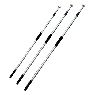 旗帜旗杆伸缩2米手持爬山不锈钢户外手摇登山3米红旗4米户外打卡2.5米旗手摇旗杆可用12345号收缩旗杆