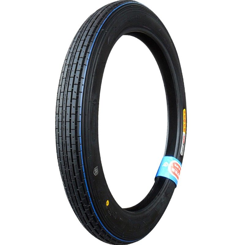 正新轮胎80/100-18摩托车外胎 80100一18前胎 直纹前轮内胎道路驰