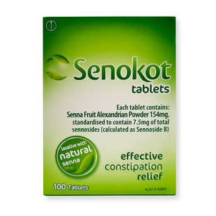 澳洲Senokot新来福草本通便丸番泻叶进口便秘片润肠排宿便泻药