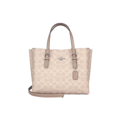 【自营】COACH/蔻驰香港直邮 Mollie女士PVC单肩斜挎手提包托特包