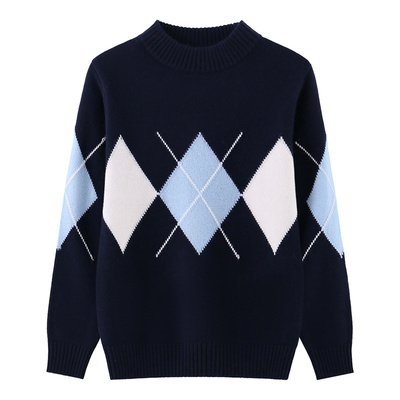 恒源祥男童羊毛衫100%绵羊毛保暖