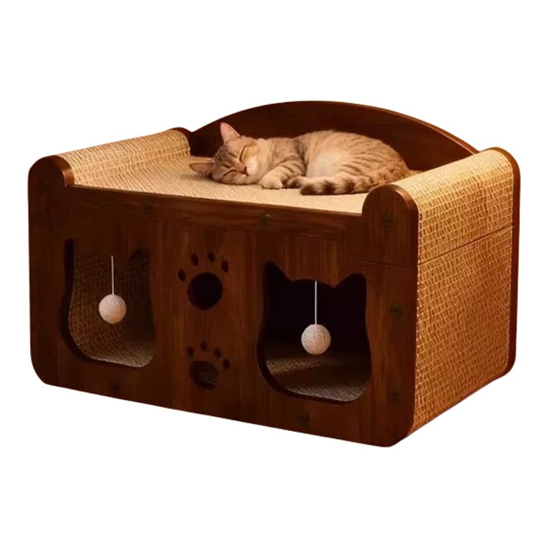 立式猫抓板猫窝一体耐磨不掉屑