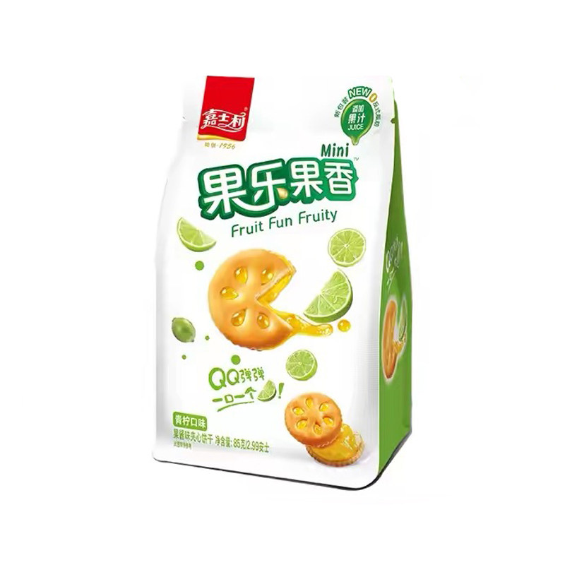 嘉士利夹心饼干青柠味85g