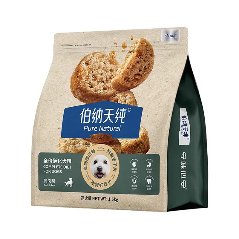 伯纳天纯酥化鸭肉梨狗粮淡泪痕